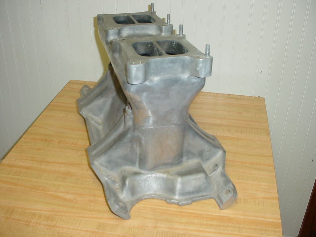 [SOLD] offy offenhauser small block 340 360 tunnel ram intake
